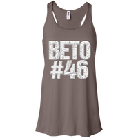 Beto #46, Beto Flowy Racerback Tank, Beto 2020, Beto for President, Beto Tank Top, Beto 2020 Tank, Beto O'rourke, Beto 2020 Tank, Beto Racerback Tank, Beto for President, Beto for America